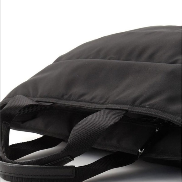 PRADA Tessuto Nylon w Calfskin Handles 2 Way Tote Bag - Picture 5 of 15